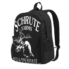 Schrute Farms B&B Backpacks Men's Women's Bags Reusable Personalised Students