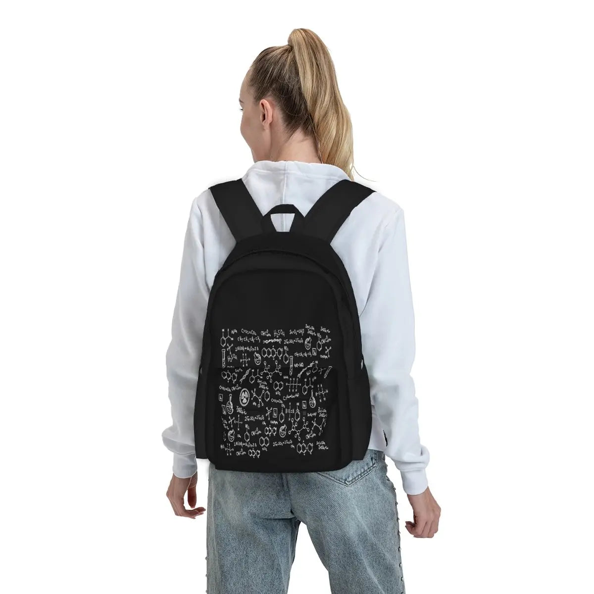 Science Chemistry Pattern Backpacks Men's Backpacks Bags For Women