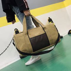 Scione Canvas Duffle Shoulder Bag for Travel, Men, Women
