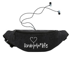 Scrub Life Waist Bag Fanny Pack Nurse Gift Hip Hop Pouch