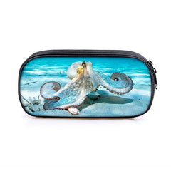 Sea Animal Cosmetic Case Pencil Bag Girls School Box Stationary Gift
