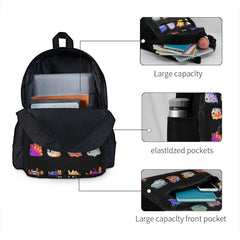 Sea Slug Backpacks Men's School Bags Boys Anime Print Bag Women