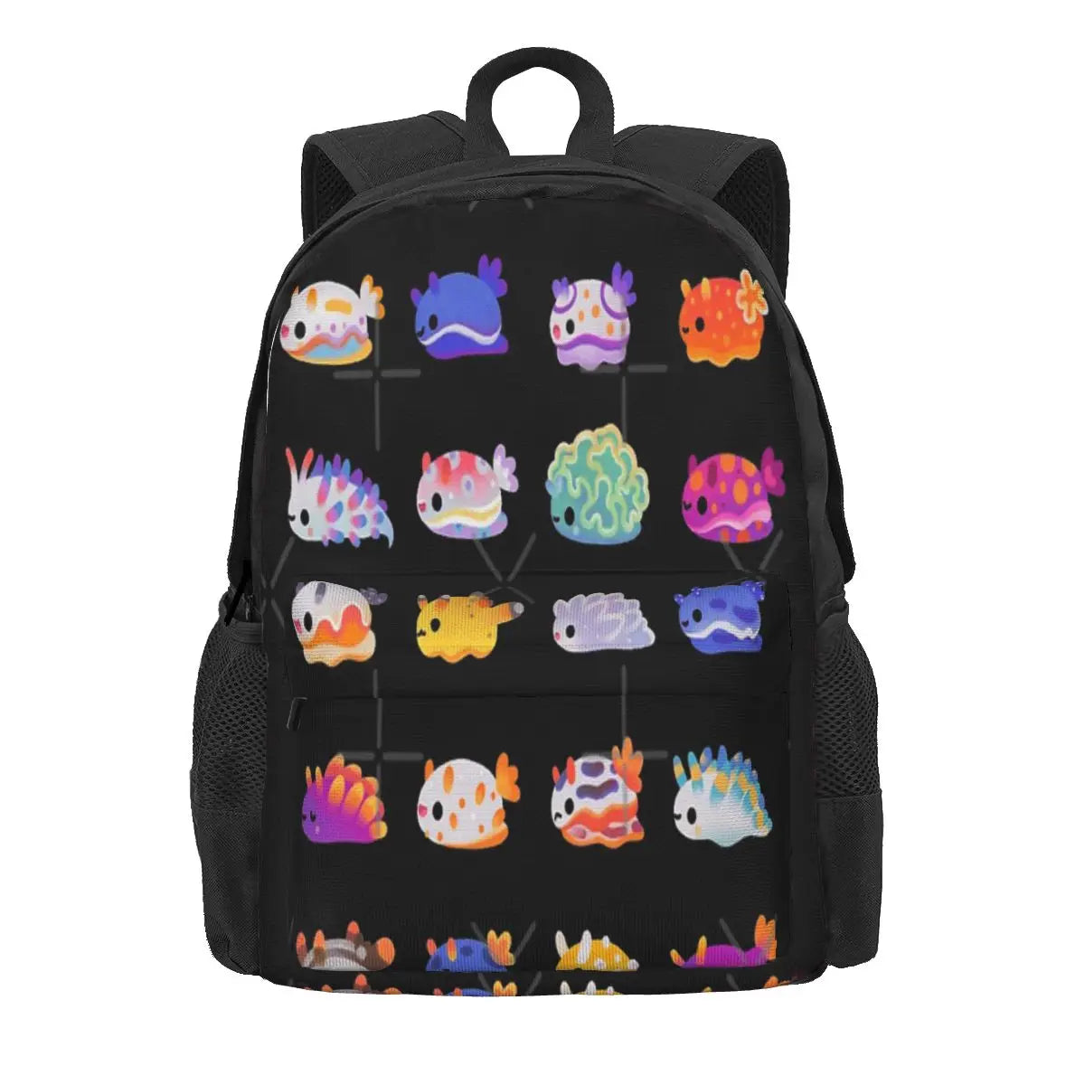 Sea Slug Backpacks Men's School Bags Boys Anime Print Bag Women