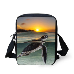 Sea Turtle Mini Cross-body Bag Casual Messenger Bags