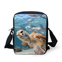 Sea Turtle Mini Cross-body Bag Casual Messenger Bags