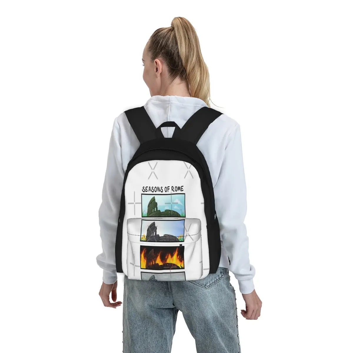 Seasons Of Rome Backpacks Men's Women's Children's Anime Backpacks