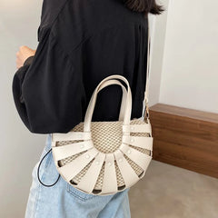 Soft-Faced Crossbody Bag Women's Zipper Messenger Bags