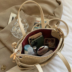 Soft-Faced Crossbody Bag Women's Zipper Messenger Bags