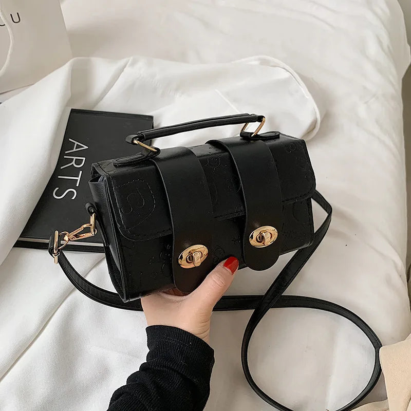 Wild Print Small Square Bag Single Shoulder Handbag