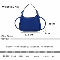 Texture Tote Bag for Women Portable Shoulder Messenger Bag