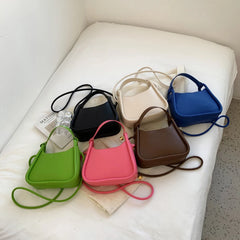 Texture Tote Bag for Women Portable Shoulder Messenger Bag