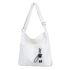 Sentiblos Canvas Shoulder Bag Large Capacity Tote Bag for Shopping Women