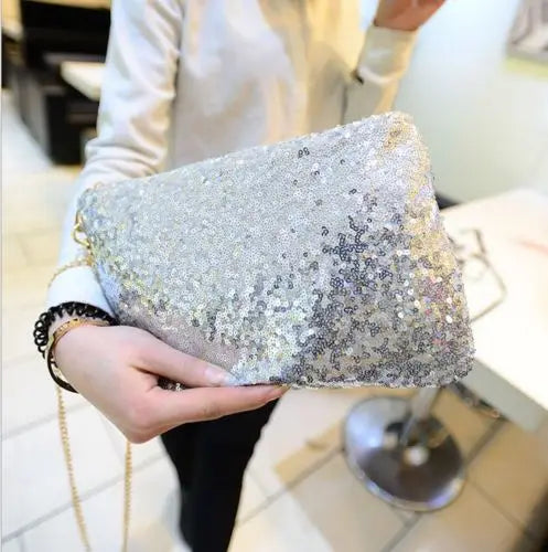 Sequin Chain Handbag Women Bag Girls Purse Bag Crossbody Bags Ladies Bag