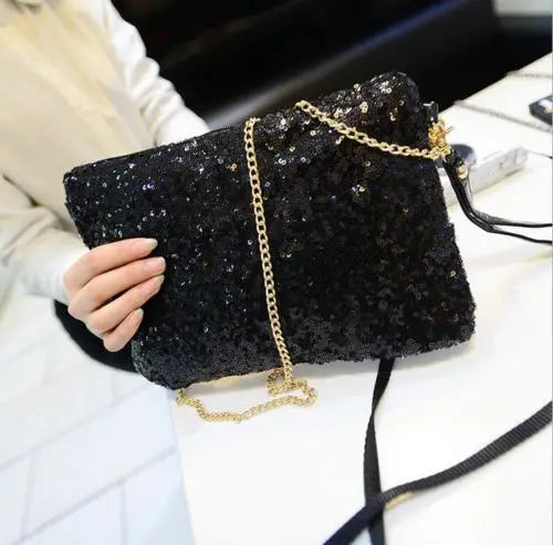Sequin Chain Handbag Women Bag Girls Purse Bag Crossbody Bags Ladies Bag