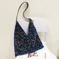 Sequin Handbag Shoulder Bags for Women Totes Female Shopping Bag