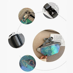 Sequin Waist Bag Glitter Fanny Pack Women`s Belt Bag