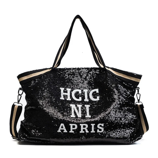 Sequin Women Bag Large Capacity Top-handle Bags Ladies Handbags