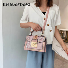 Serpentine Female Crossbody Bags Women Handbags Sac A Main Snakeskin Shoulder Sq