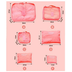 6pcs Home&Storage Bag Clothes Underwear Tidy Waterproof Organizers