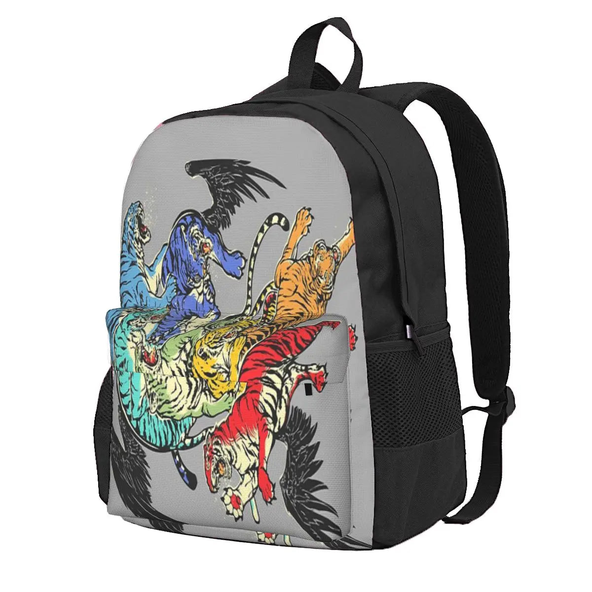 Seven Caged Tigers Backpack for Men and Women