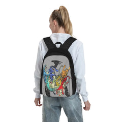 Seven Caged Tigers Backpack for Men and Women