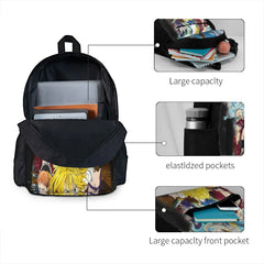Seven Deadly Sins Backpacks Men's Backpacks Women's Bags