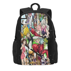 Seven Deadly Sins Manga Backpacks Men's Bag Women's Travel Bags
