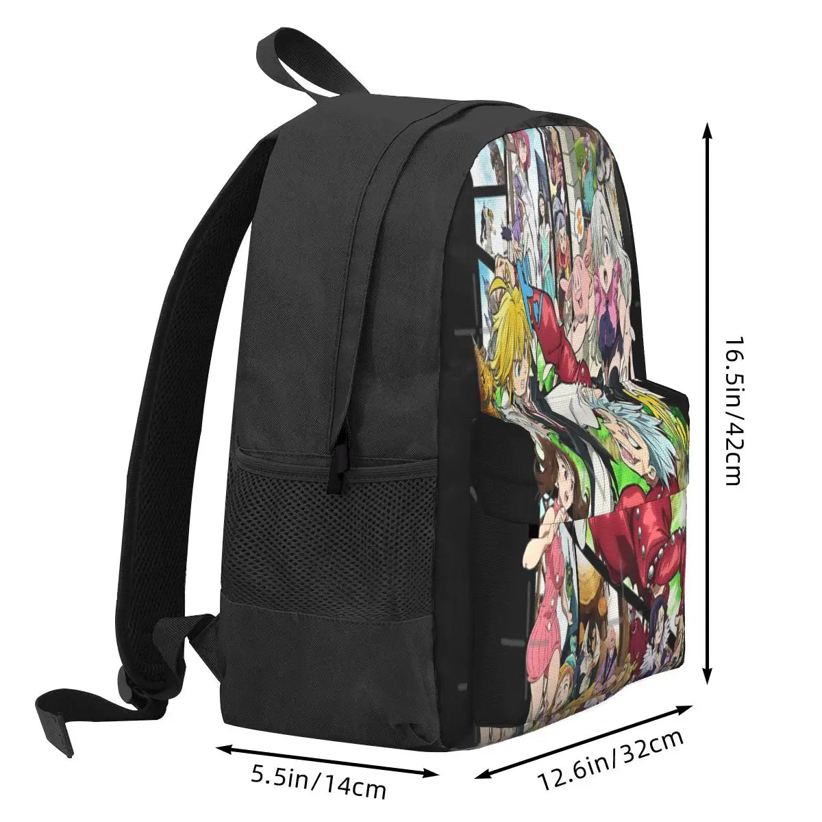 Seven Deadly Sins Manga Backpacks Men's Bag Women's Travel Bags
