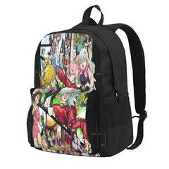Seven Deadly Sins Manga Backpacks Men's Bag Women's Travel Bags