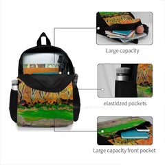 Seven Orange Trees Women Men Teens Laptop Travel School Bags