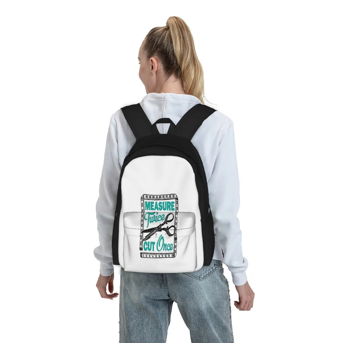 Sewing Dressmaking Quilting Motto Backpacks Men Women Bags
