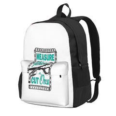 Sewing Dressmaking Quilting Motto Backpacks Men Women Bags
