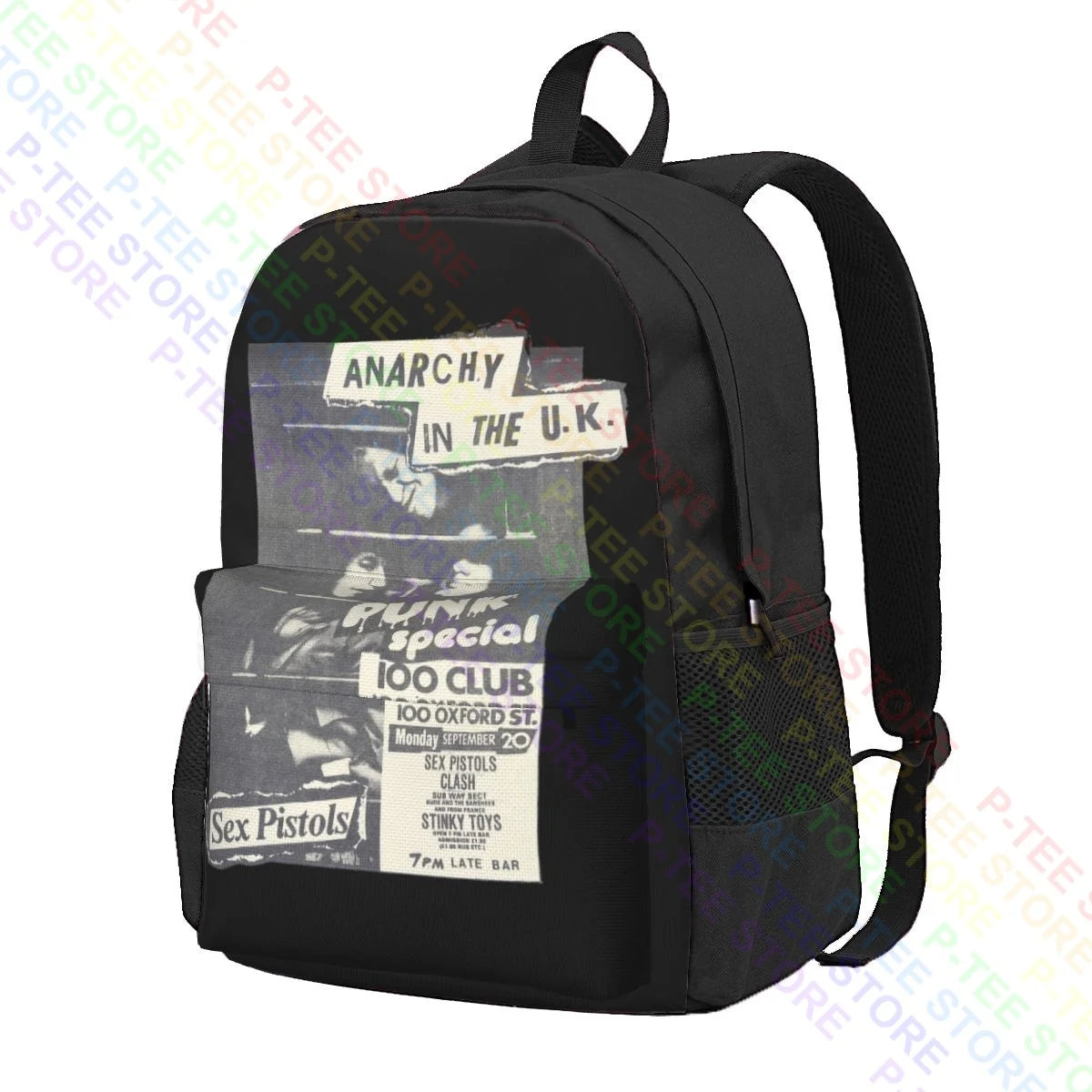 Sex Pistols-Anarchy In The Uk-100 Club Punk Vintage Backpack