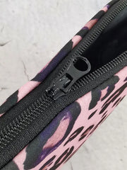 Leopard Printed Cosmetics Organizer Bag Waterproof Makeup Bag