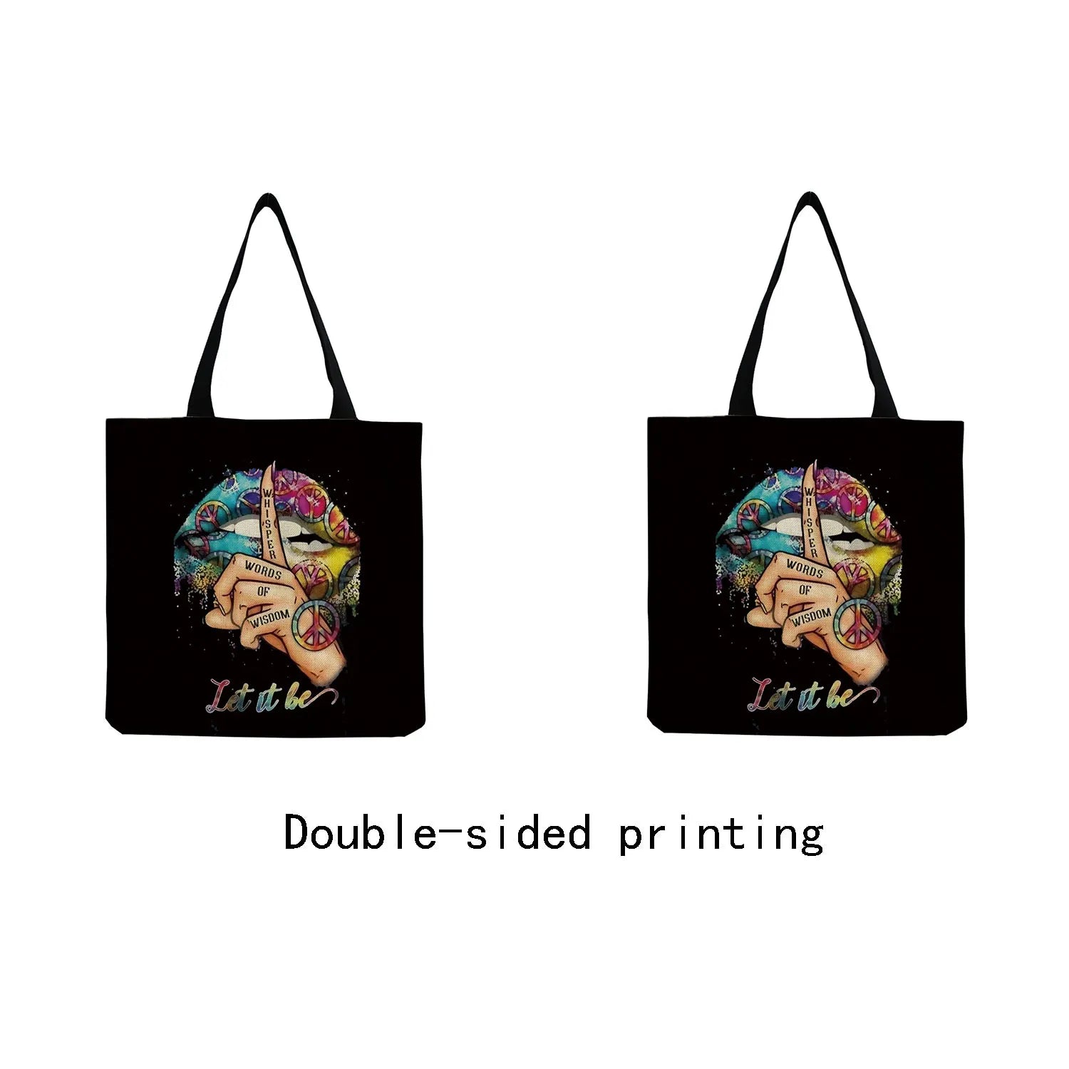 Sexy Lip Print Eco Friendly Shopper Bag Beach Bag High Capacity Women Handbag