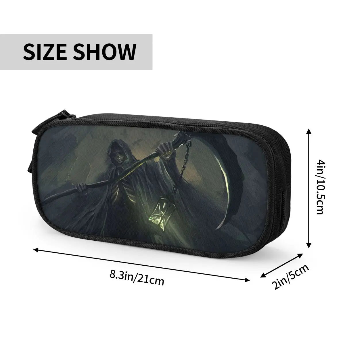 Anime Zipper Pen Bag for School Stationery Gift