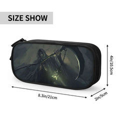 Anime Zipper Pen Bag for School Stationery Gift
