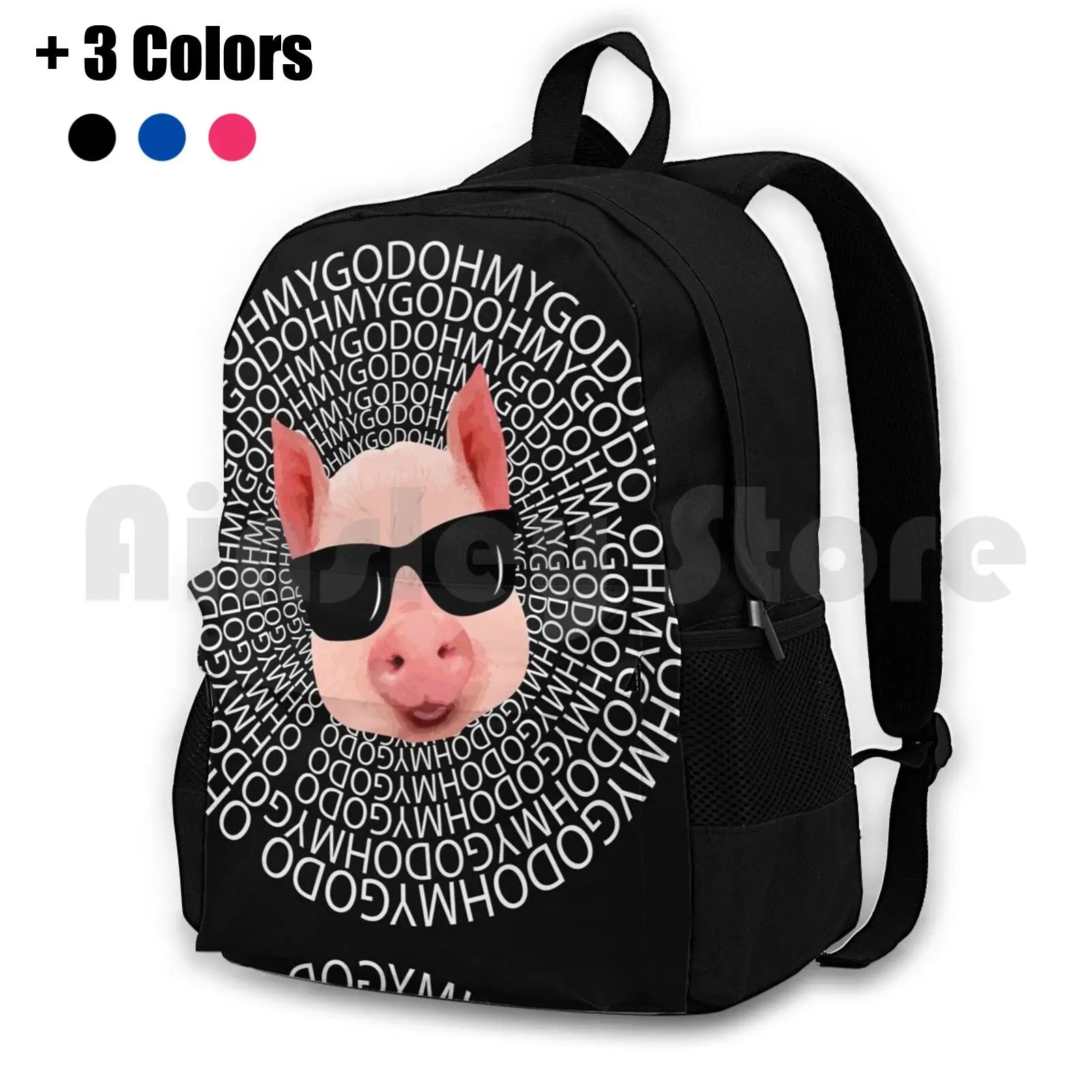 Shane Dawson Pig Apparel Hiking Backpack Waterproof Camping Travel