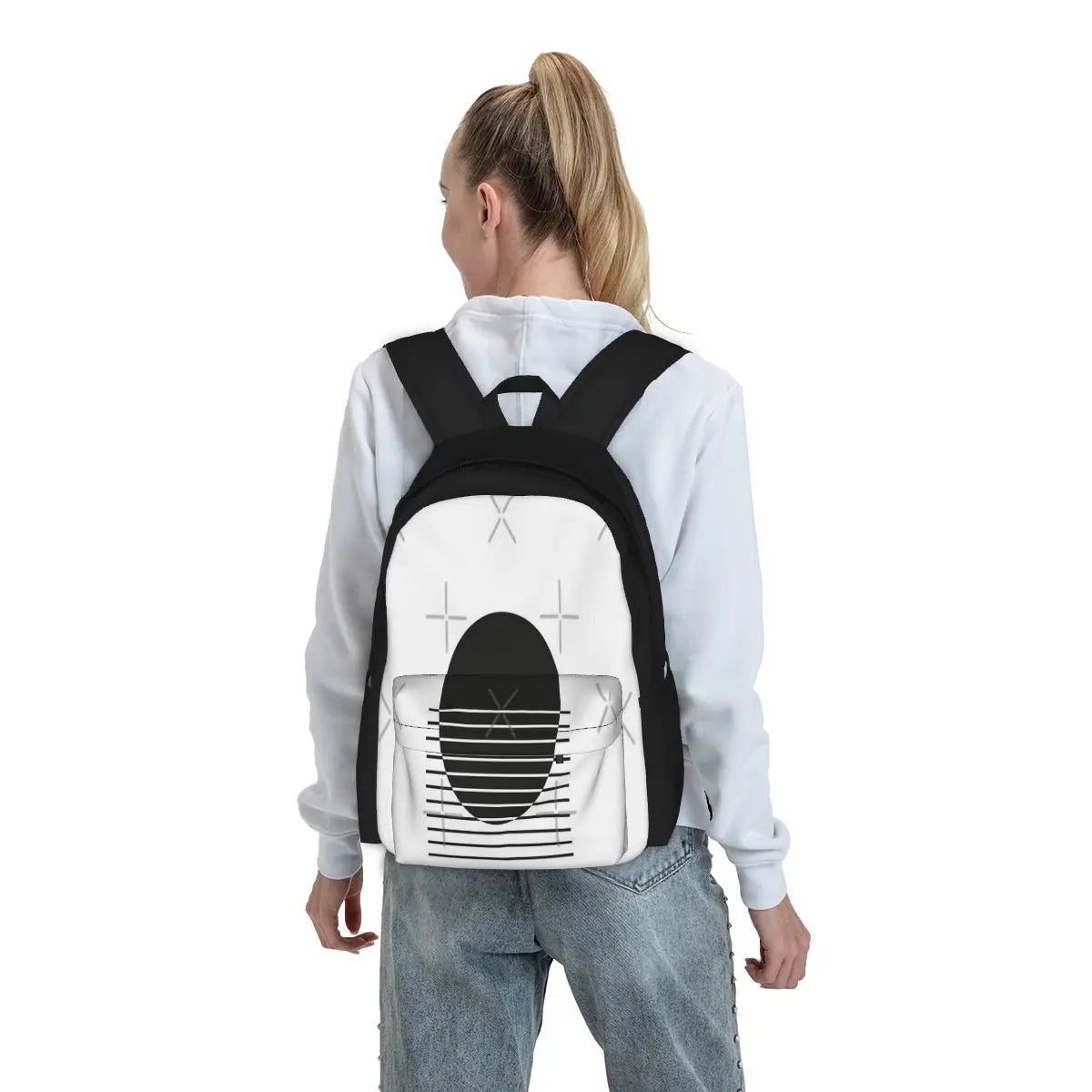 Shapes 07 Backpacks Men's Backpacks Bags For Women Plain Male Backpack