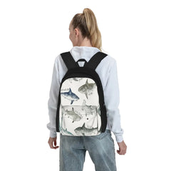 Sharks 2 Backpacks Men's/Women's Plain Personalised Bag