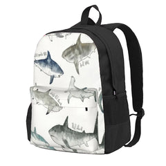 Sharks 2 Backpacks Men's/Women's Plain Personalised Bag