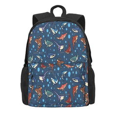 Sharks In The Dark Backpacks Men's Backpacks Bags For Women