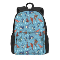 Sharks In The Light 1 Backpacks Men's Backpacks Bags For Women Bag M...