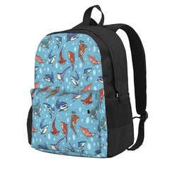 Sharks In The Light 1 Backpacks Men's Backpacks Bags For Women Bag M...