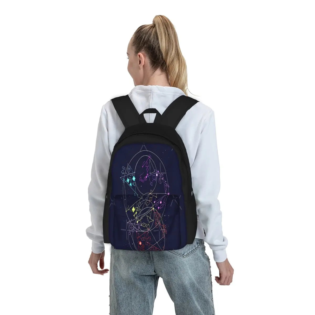 She-Ra Constellations 2 Backpacks Men's Zipper Close Backpack For Girls
