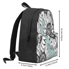 Wild Flower Backpack Men's & Women's Recycled Bag