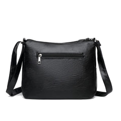 Sheepskin Diagonal Cross Bag Large Capacity Shoulder Bag