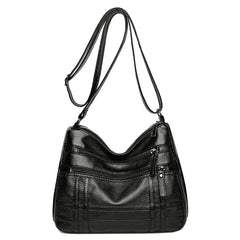 Sheepskin Grain Diagonal Cross Bag Youth Casual Ladies Large Shoulder Bag