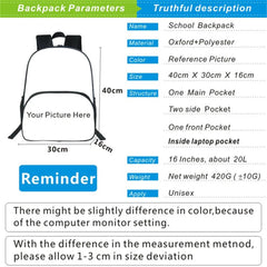 Sheesh Print Children Backpack for Teens School Bag
