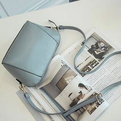 Shell Shoulder Bags Women Zipper PU Leather Cross-body Street Storage Bolsa